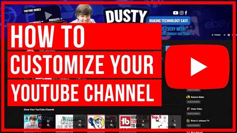 how to customize youtube